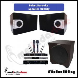 Paket Karaoke Speaker Fidelity E1-01 | No Touchscreen
